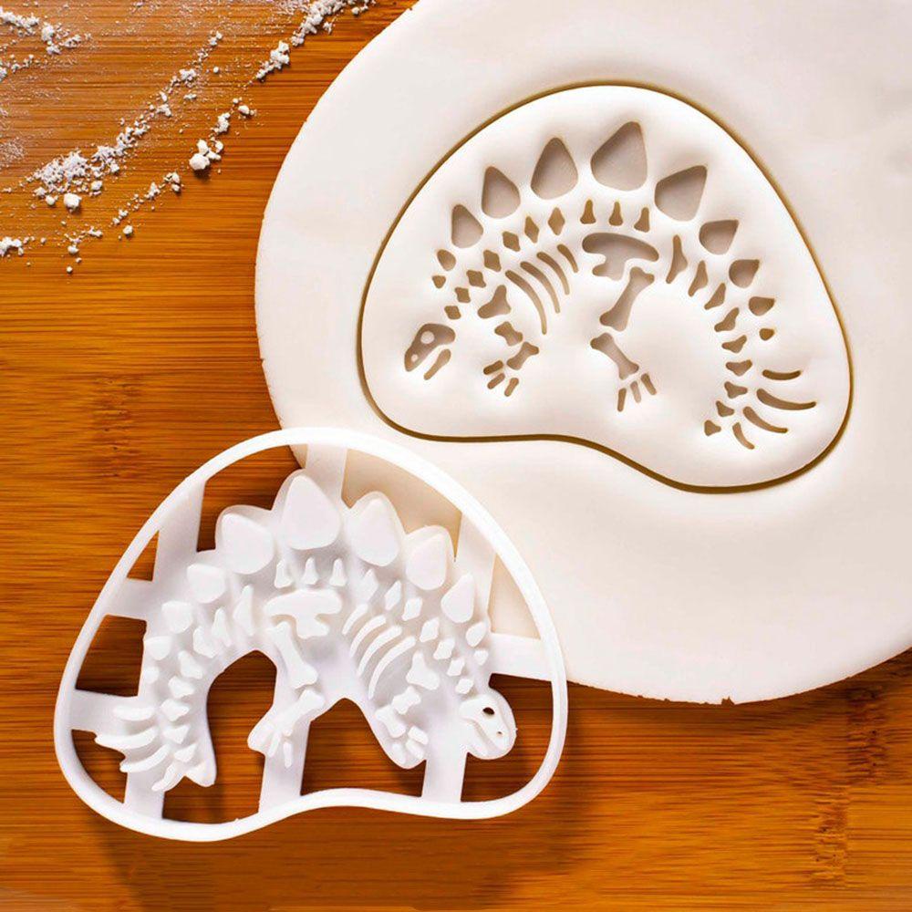 [Elegan] Cetakan Kue Kering Dinosaurus T-Rex, Triceratops Aman ABS Embos DIY Bentuk Dinosaurus Baking Gadget