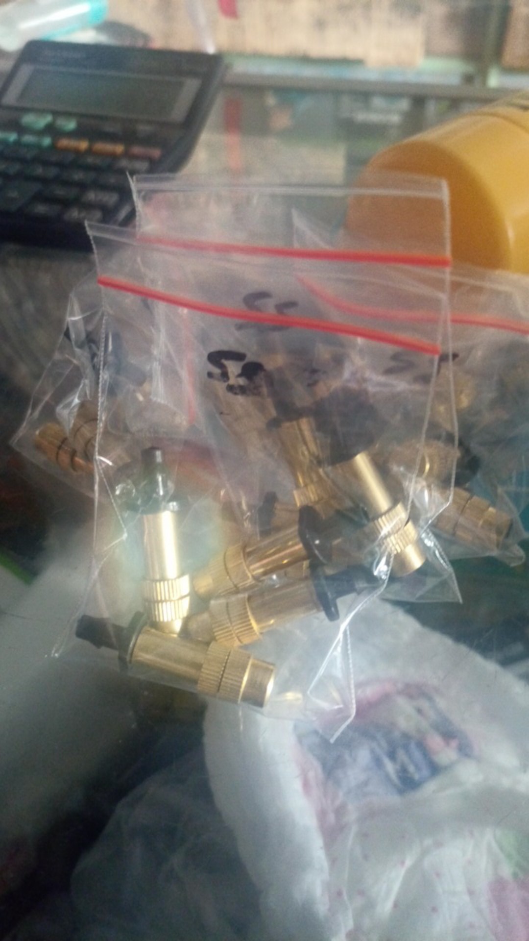 5pcs Nozzle Penyemprot Kuningan 4mm Untuk Taman