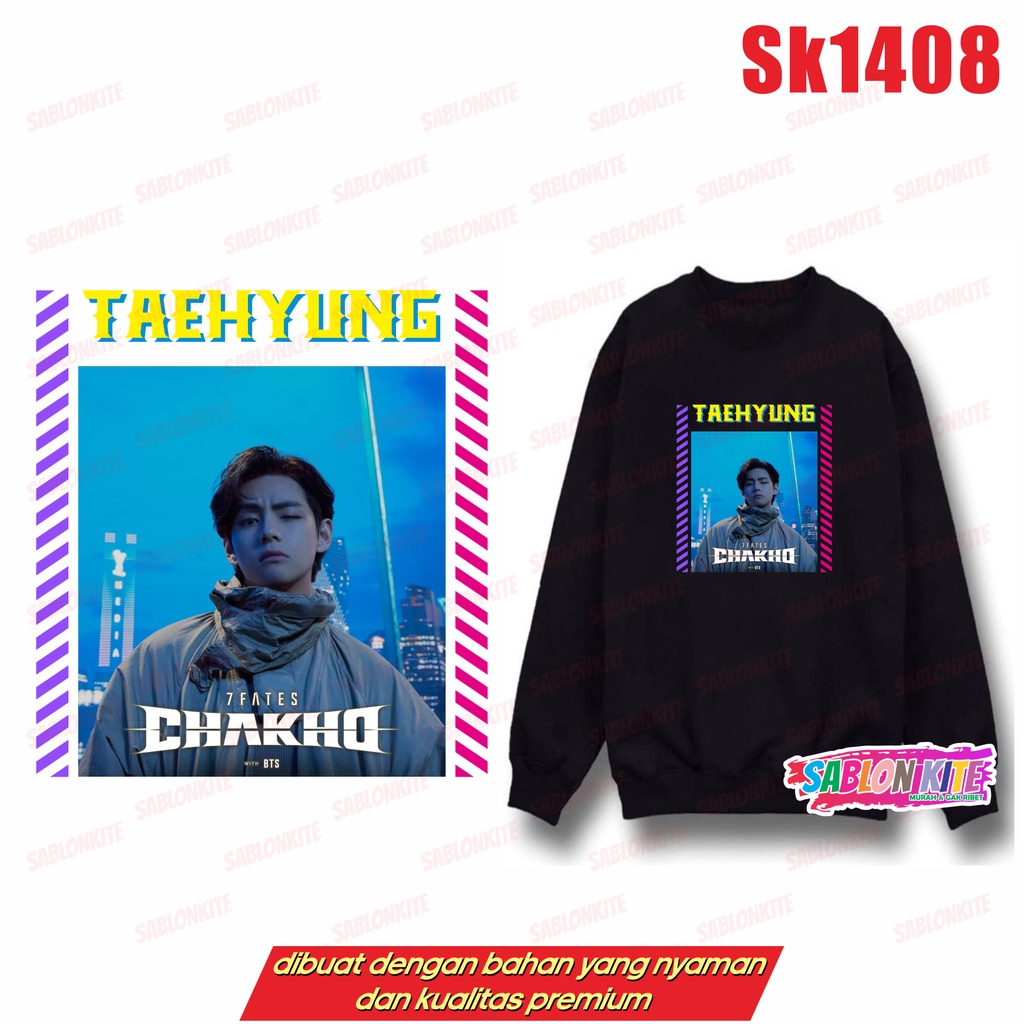 MURAH!!! SWEATER KPOP MEMBER CHAKHO SK1408 JK SG V JIN JM RM JH 4 WARNA