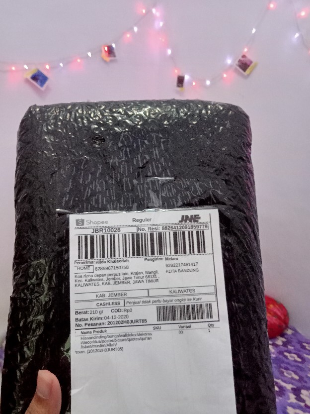 Hiasandinding/bunga/walldekor/dekorasi/decor/dua/poster/picture/quotes/quran/islam/muslim/allah/