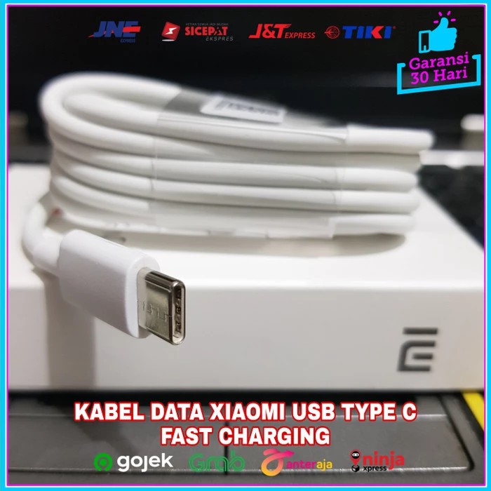 Kabel Data Xiaomi Redmi 9 Redmi Note 9 9 Pro Fast charging ORIGINAL 100% USB Type C