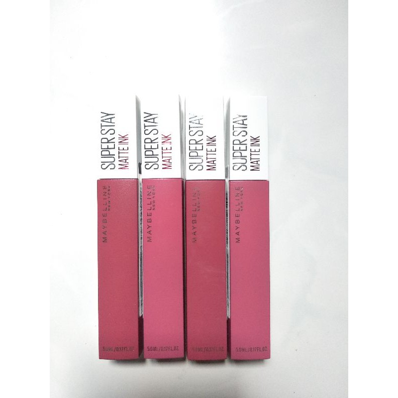 Maybelline Superstay Matte Ink Liquid Matte Lipstick  Delicate Initiator Versatile Seeker Amazonian