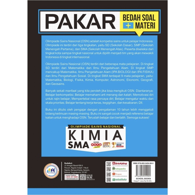 Buku Osn Kimia Sma: Pakar Bedah Soal + Materi BY Forum Edukasi-2