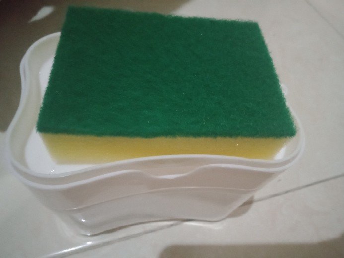 Tempat Dispenser Sabun Cuci Piring / Tempat Spon Cuci Piring Pompa