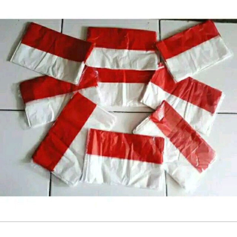 Bendera Plastik Merah Putih