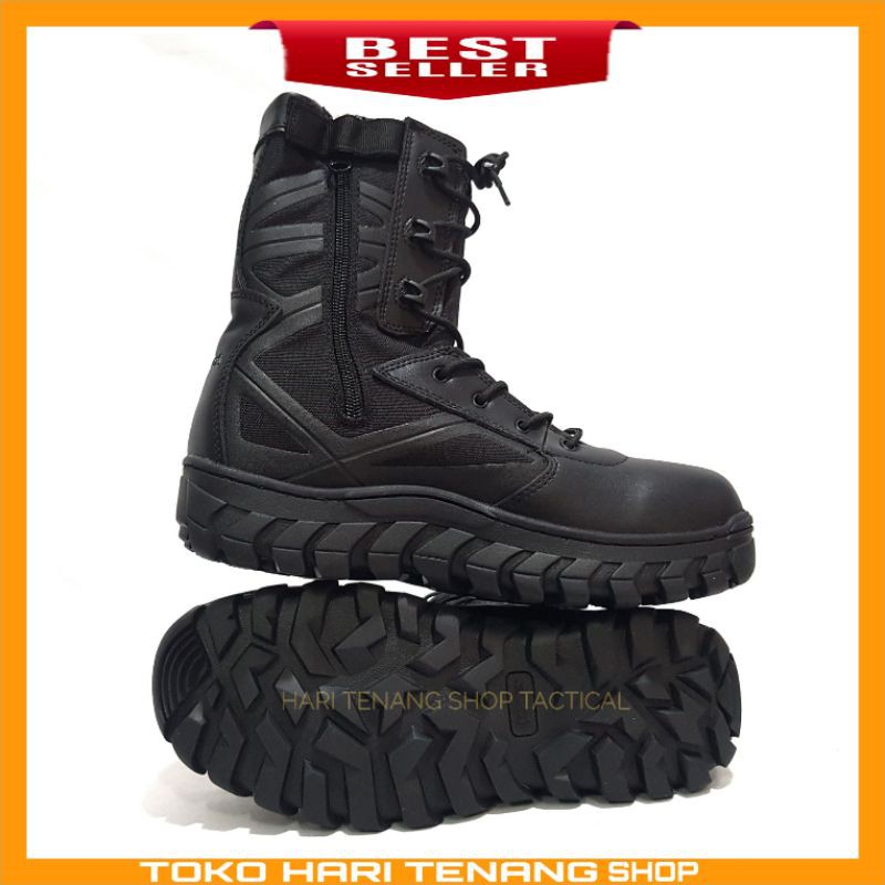 BATES Sepatu tactical original boots pria wanita PdL / Boots tactical military bates bahan kulit anti air