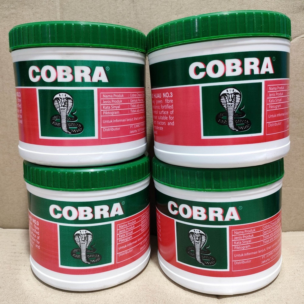 Grease / Gemuk Chasis Green 0.5 Kg Merk Cobra
