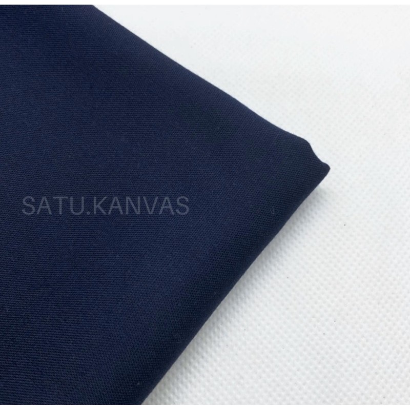 Kain RAYON katun uniqlo rayon polos kualitas bagus-Navy
