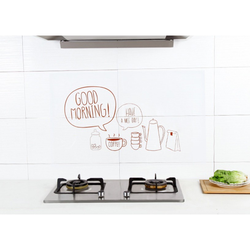 Stiker Dinding / Wall Sticker Anti Minyak Dapur 90 x 60 cm/ WALLPAPER DAPUR