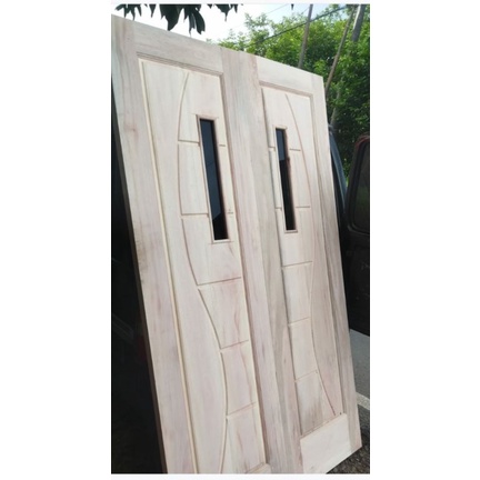 DAUN PINTU UTAMA, PINTU KUPU KUPU, PINTU KEMBAR