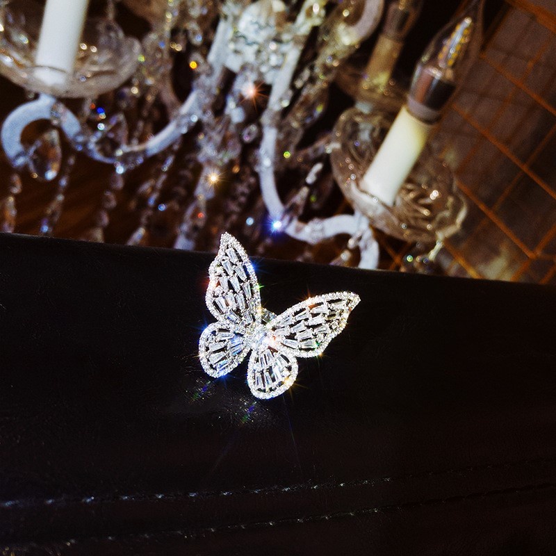 Butterfly Cincin Bentuk Kupu-Kupu Gaya Korea