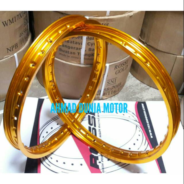 VELG ROSSI ALLOY RIMS RING 17 SEPASANG.