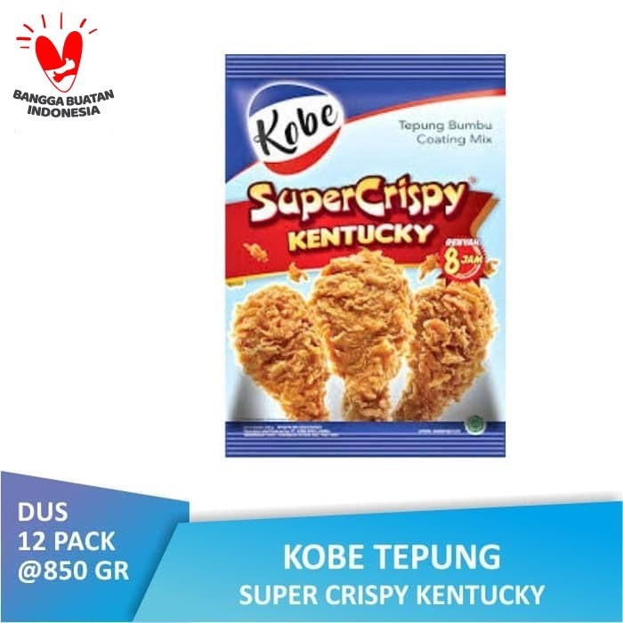

BISA COD Dus Kobe Tepung Bumbu Kentucky Super Crispy 850Gr