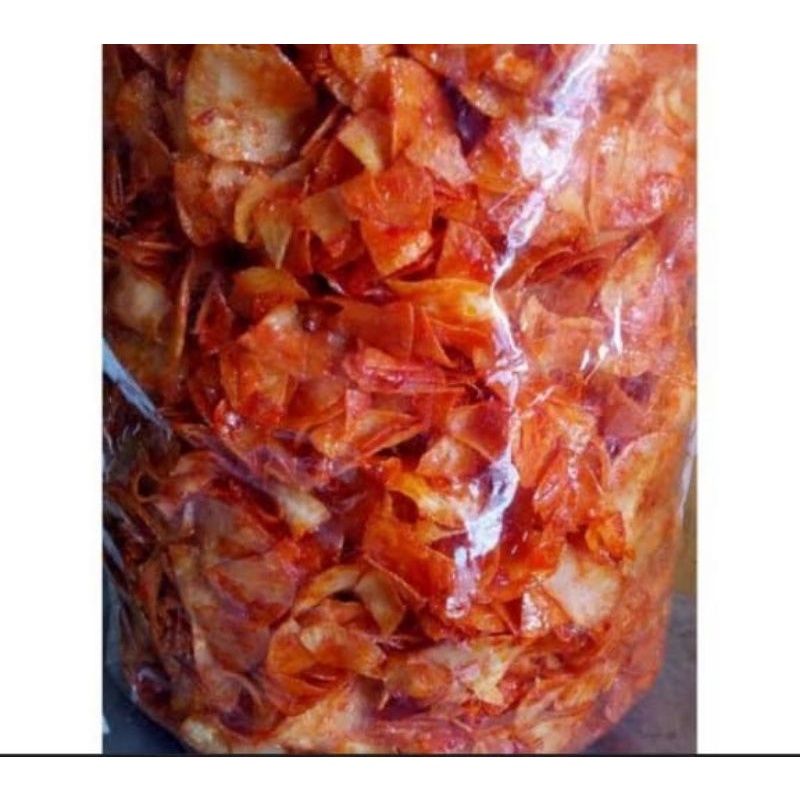 

Keripik singkong balado pedas manis