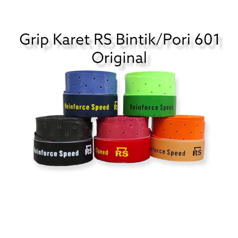 RS 601 Grip Raket Badminton Karet Bintik / Pori Original