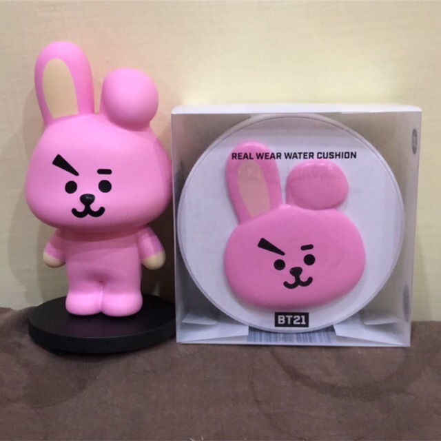 🇰🇷 VT X BT21 OFFICIAL COOKY REAL WEAR WATER CUSHION 🇰🇷