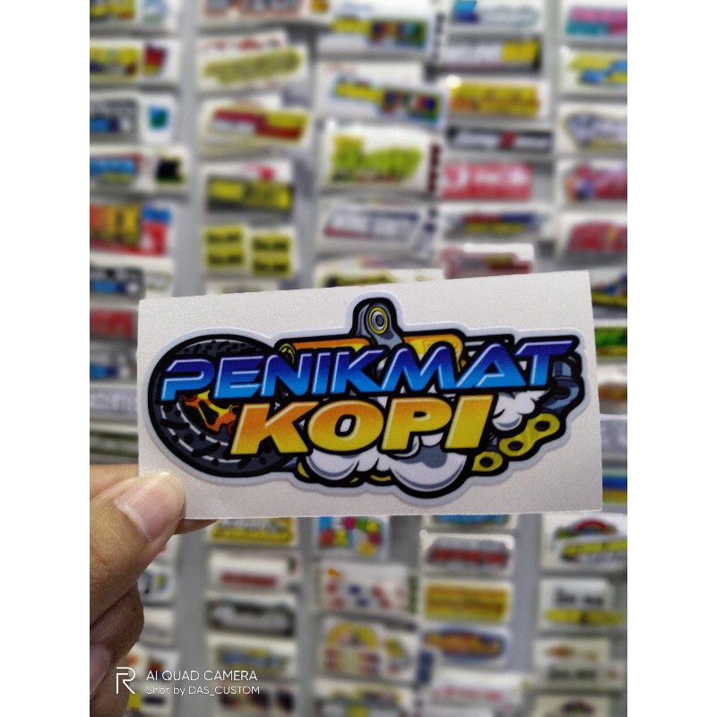 sticker printing PENIKMAT KOPI