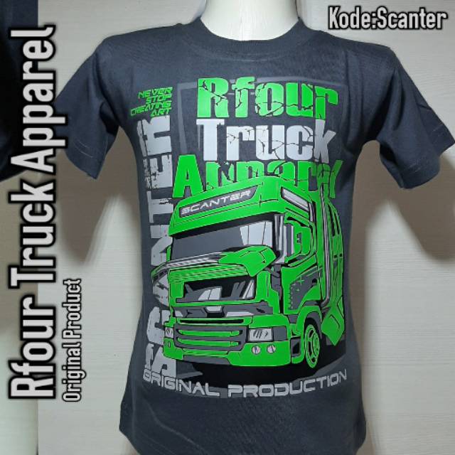 Baju truk anak diskon original Rfour