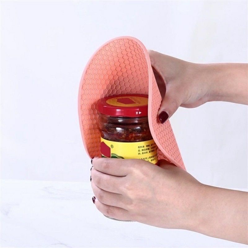 ~ PIYOSHI08 ~ Tatakan Alas Meja Silikon Anti Slip Tatakan Panci Anti Panas Heat Proof Silicone PD74