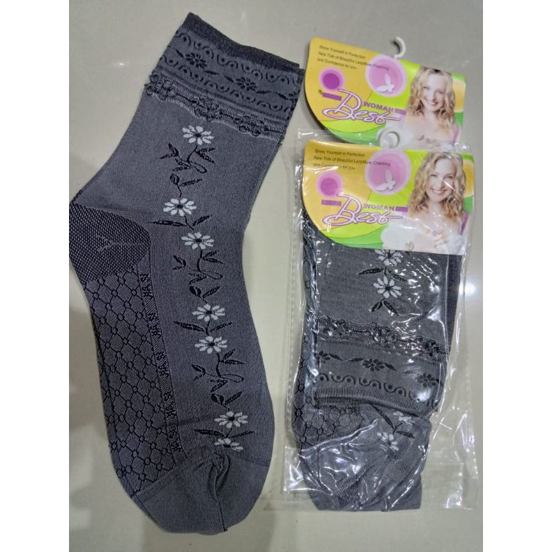 COD kaos kaki cewe motif/kaos kaki stoking motif best women/women best motif