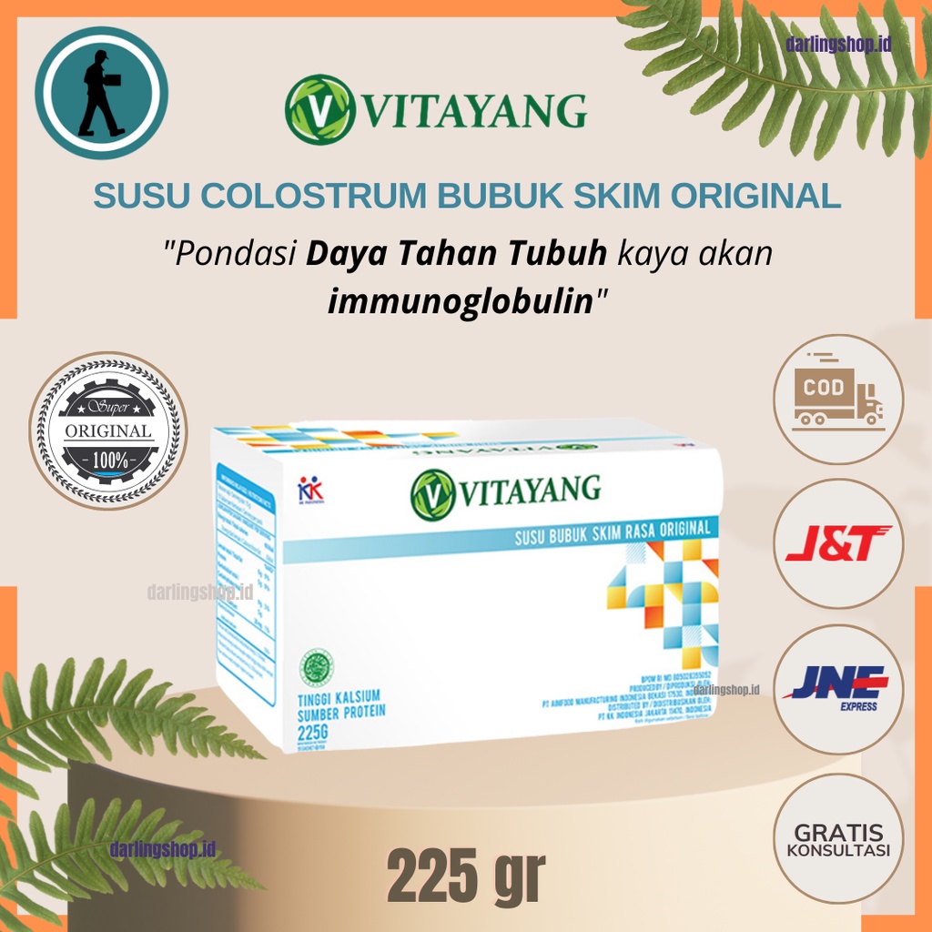 

Vitayang Susu Skim Bubuk Colostrum Peningkat Imun