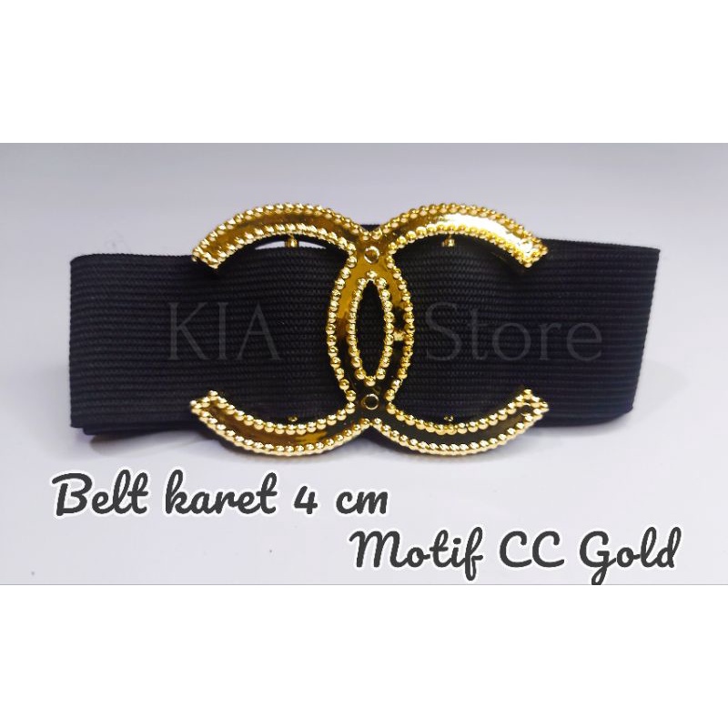 KIA STORE-Ikat pinggang belt/Sabuk Dres/Gesper karet/Asesoris wanita