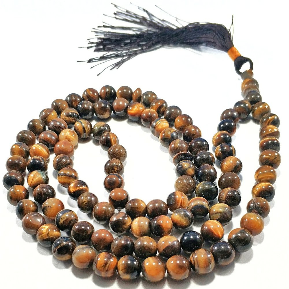 TASBIH NATURAL BAYU ALAM TIGER EYE AKA BIDURI SEPAH ASLI JAMINAN BERGARANSI