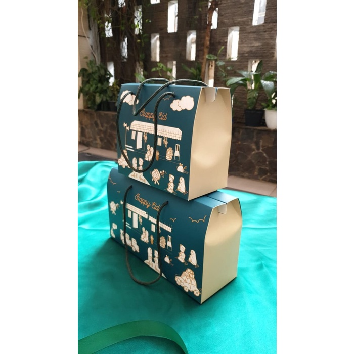 

19X10X11 Cm Gable Box Lebaran Hampers Idul Fitri 056