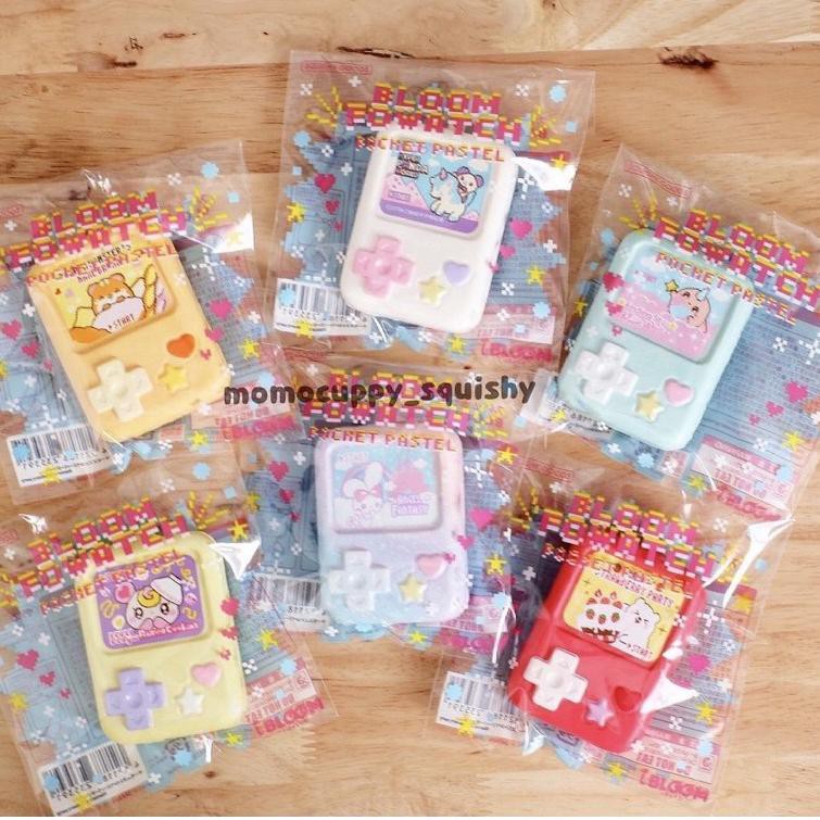 PROMO SQUISHY LICENSED fowatch pocket pastel by ibloom ORI JEPANG
