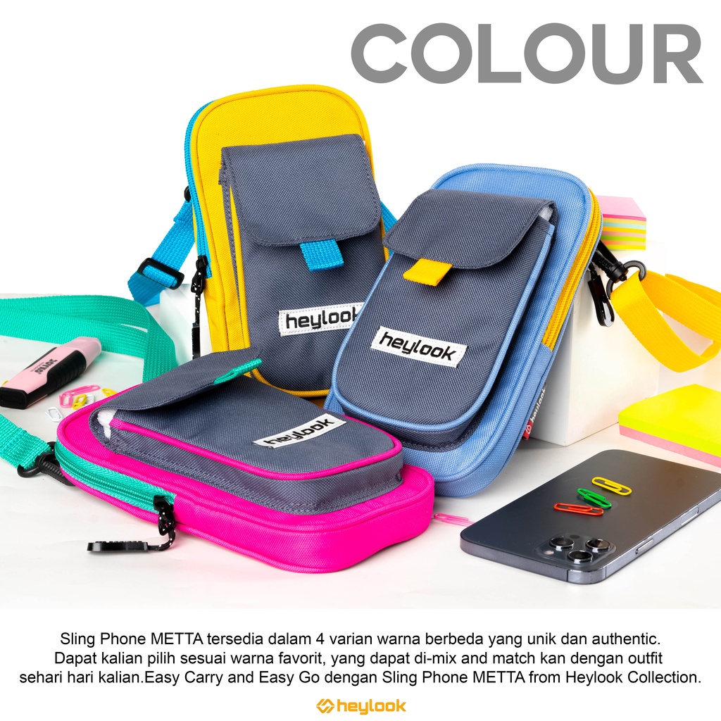 HEYLOOK Project - Sling Phone Bag METTA Sling Pouch Wallet Pria Wanita Sling Pouch