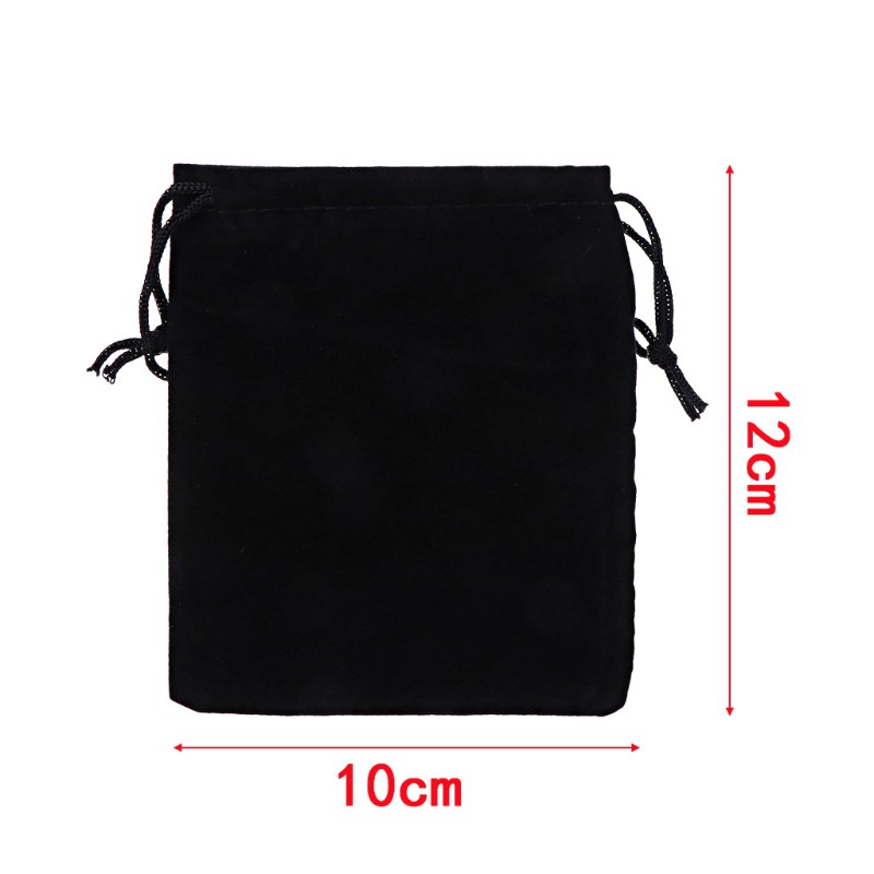 Tas Pouch Klasik Besar Bahan Kain Velvet Warna Hitam Untuk Perhiasan Shopee Indonesia