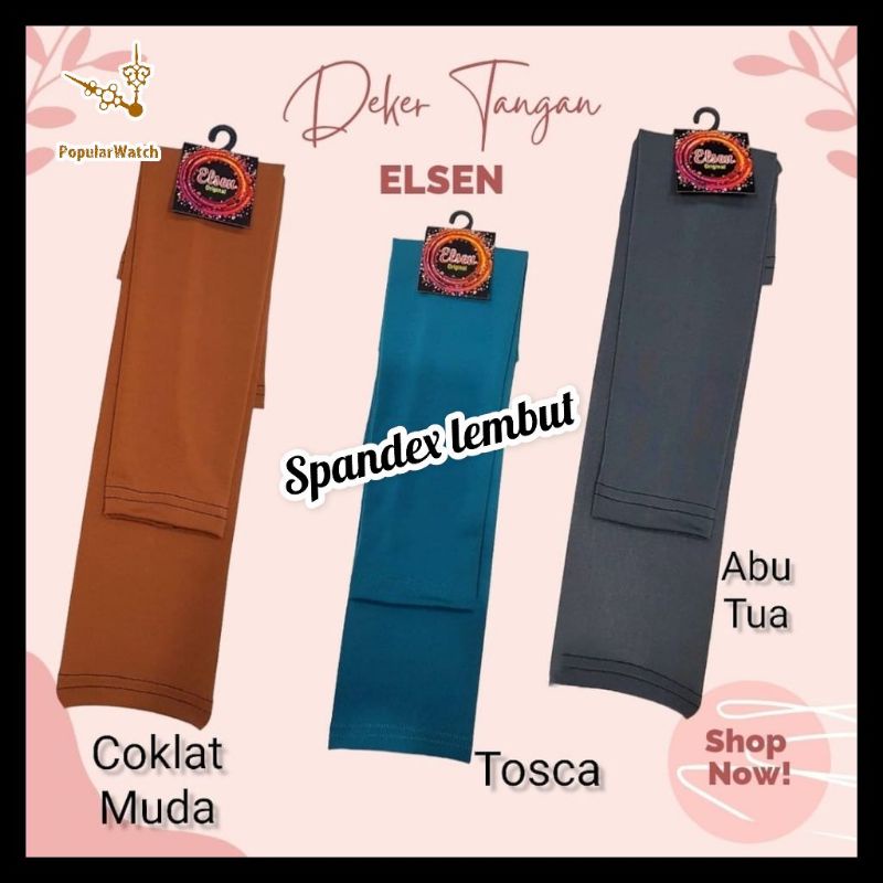 COD! READY manset tangan hijab trendy elastis/Handsock ELSEN bahan dijamin lembut