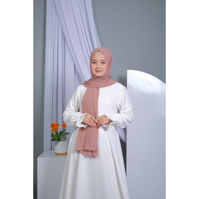 Pashmina Oval 180cmx70cm Malay - Matt Ceruty Babydoll