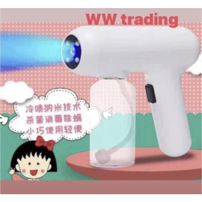 NANO SPRAY GUN DISINFEKTAN WIRELESS / PORTABLE NANO ATOMIZER/FOGGING