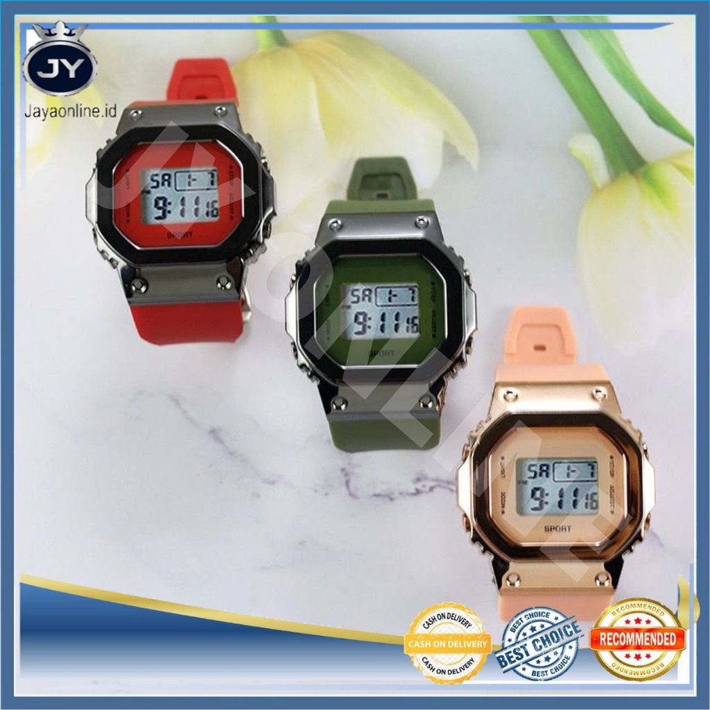 JY J031 Jam Tangan Sport Tali Rubber Digital LED Pria &amp; Wanita Fashion Murah