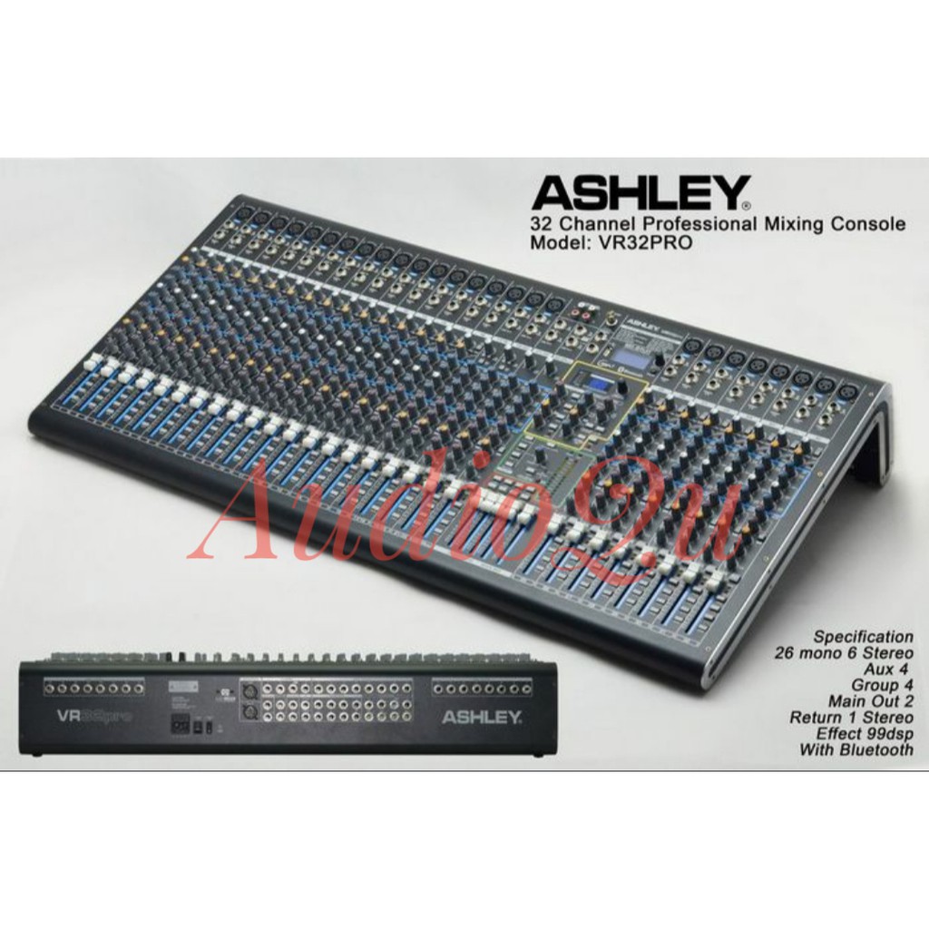 Mixer Audio Ashley VR 32 PRO/ VR32PRO/ VR-32PRO Original 32 Channel