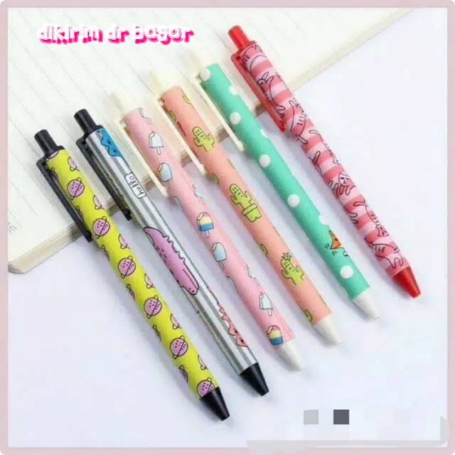 

Pulpen Mekanik Cetek Motif Lucu ~♥~