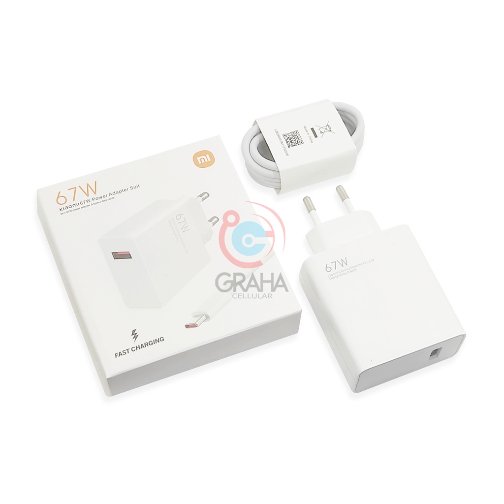 CHARGER TYPE-C XIAOMI 67W FAST CHARGING