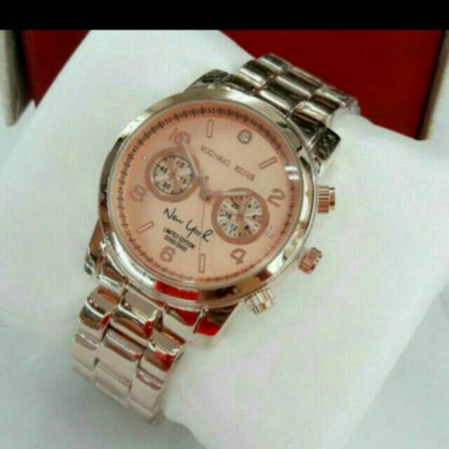Jam MK Rosegold Fashion Elegan