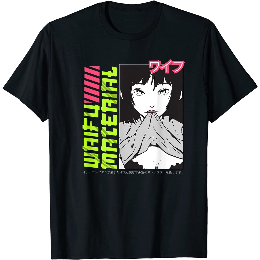 Baju Dewasa Anime Girl Waifu Material Goth Manga Lovers Japanese Culture T-Shirt