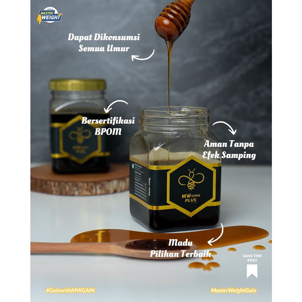 PROMO 11.11 MW GAIN PLUS - MADU PENGGEMUK BADAN HERBAL TERBAIK-2