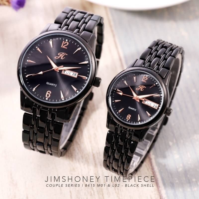 JH WATCH KODE 8415  COUPLE ( PRIA & WANITA ) - Jam tangan import JIMS HONEY ORIGINAL FREE BOX