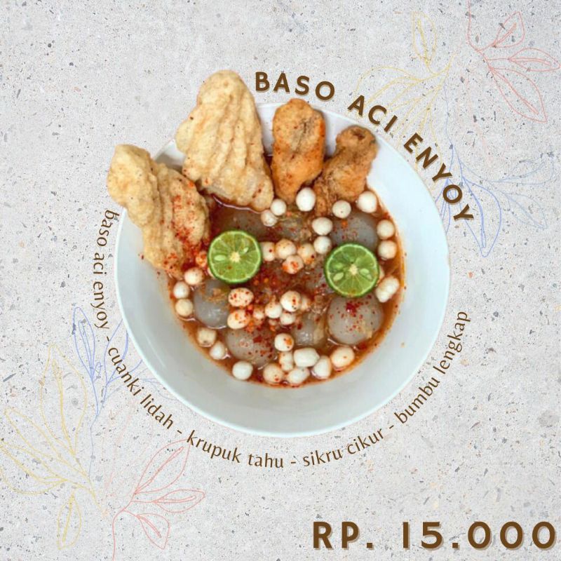 

Baso Aci/Boci Enjoy/Bakso Cuanki Bandung