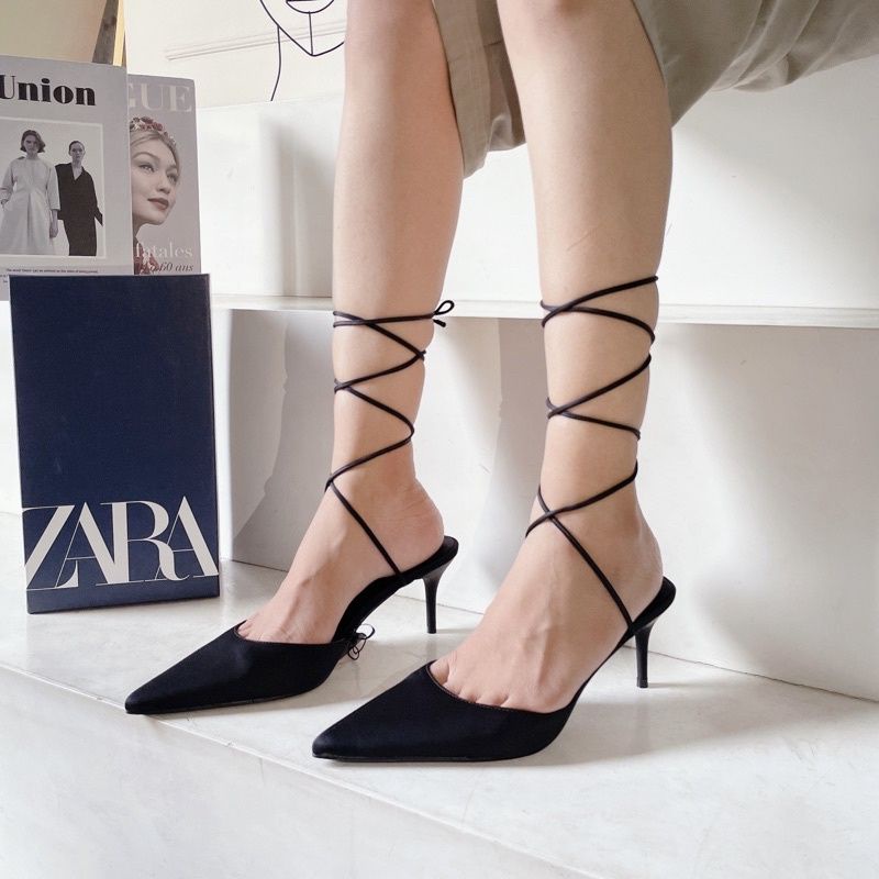 SEPATU WANITA ZARA 580 - SEPATU BRANDED - SEPATU HAK WANITA - HIGH HEELS IMPORT