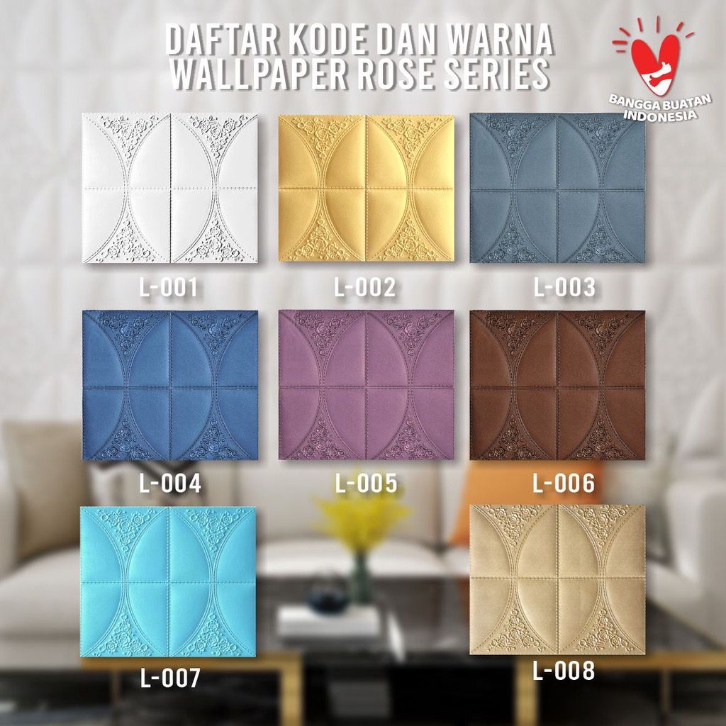 (READY STOCK) COD PROMO WALLPAPER WALLFOAM HARGA PABRIK TERMURAH 3D KUALITAS PROMO TERBAIK MOTIF FLOWER/ STICKER WALLPAPER WALLFOAM DINDING 3D RUANG TAMU KAMAR TERMURAH