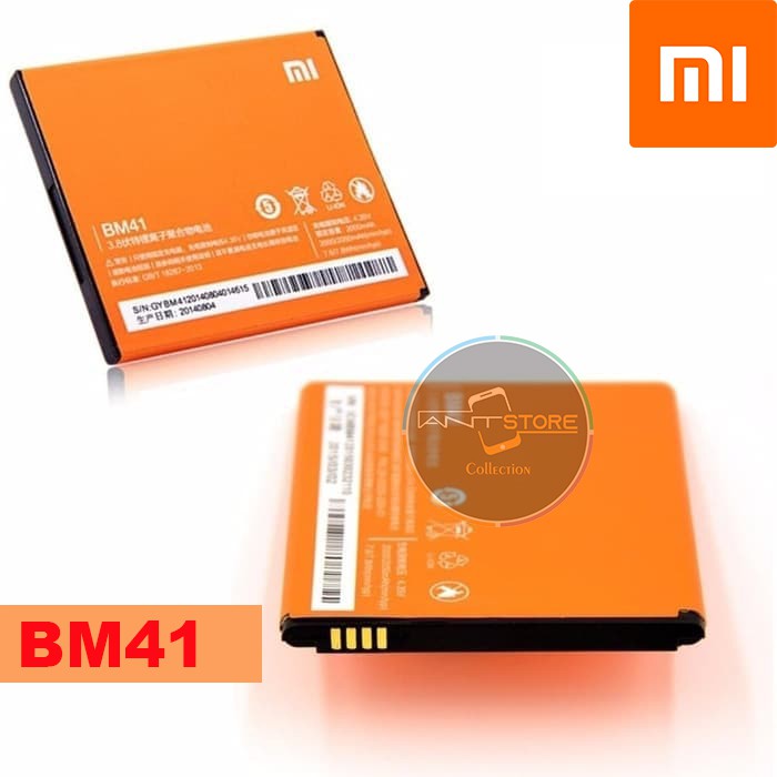 Baterai Battery Xiaomi Redmi 1S (BM41 / BM 41 ) Original 100% Ori