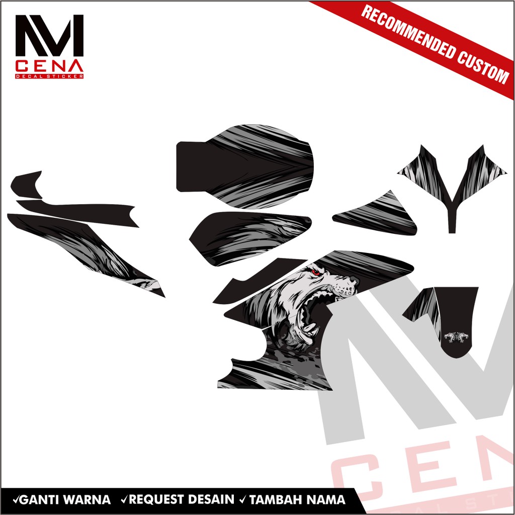 Sticker Striping Decal Yamaha R15 V2, Sticker Decal R15 V2, Sticker R15 , striping R15 V2 wolf