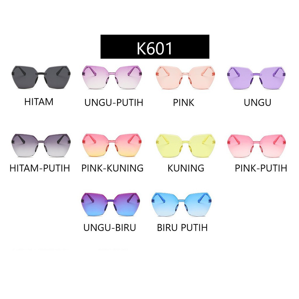 KACAMATA GRADIENT / KACAMATA FASHION UNISEX KACAMATA WARNA WARNI STYLE KOREA