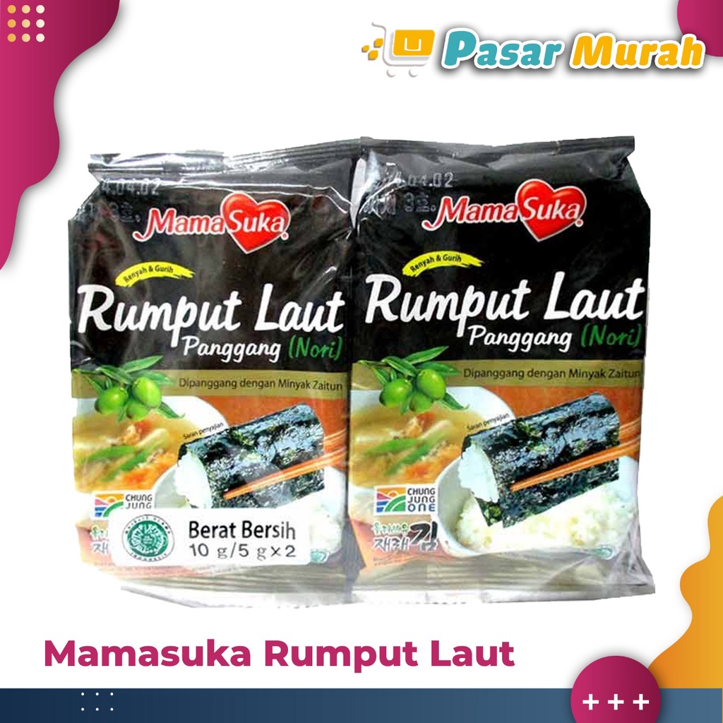 

Mamasuka Rumput Laut Kering Panggang 9 Gram