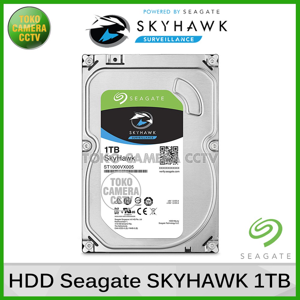 Hard Disk Seagate Skyhawk 1TB Khusus CCTV / Harddisk Seagate Skyhawk 1 Terra